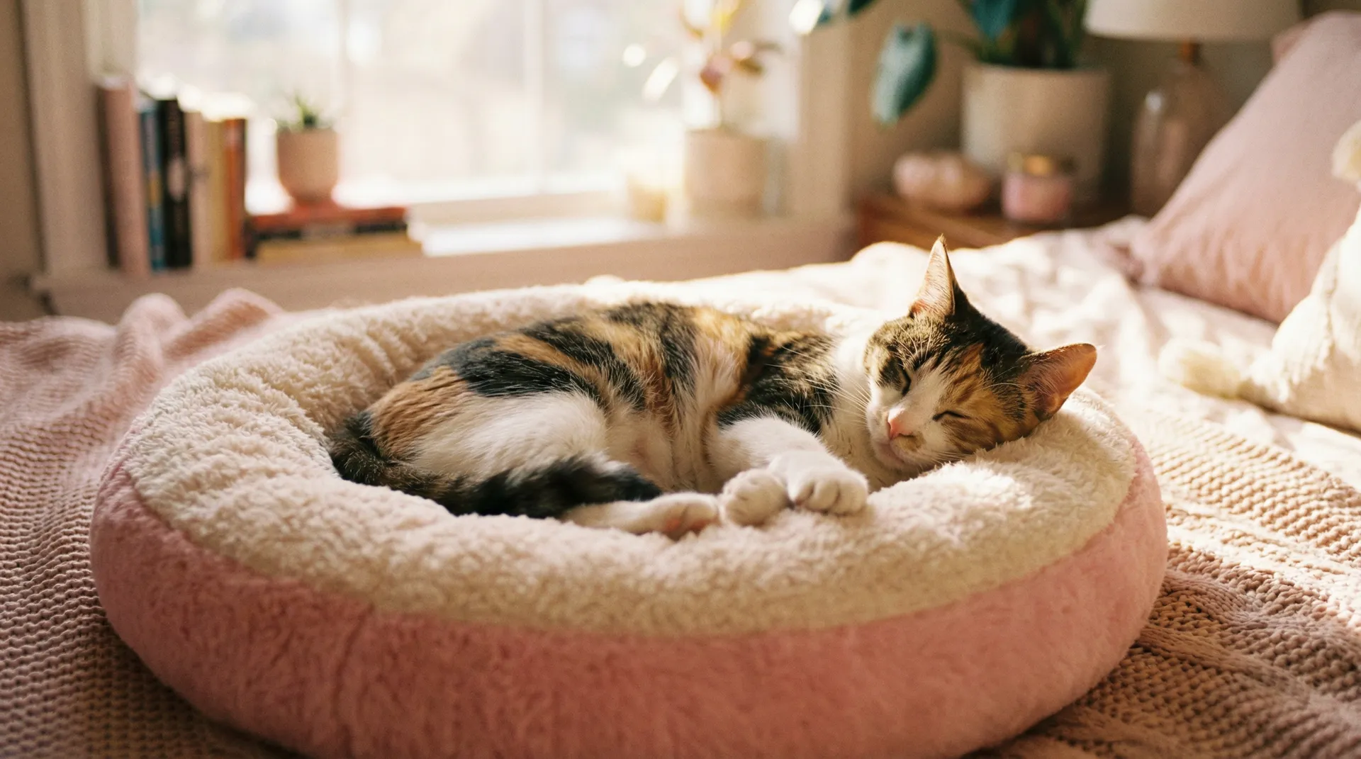 三花猫安静入睡 - 昭阳趣史